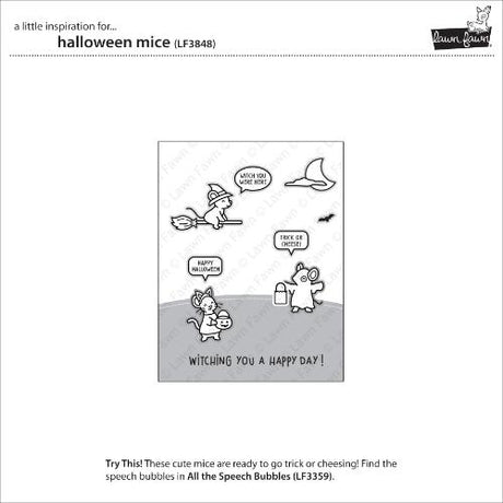 Lawn Fawn - Stamps - Halloween Mice