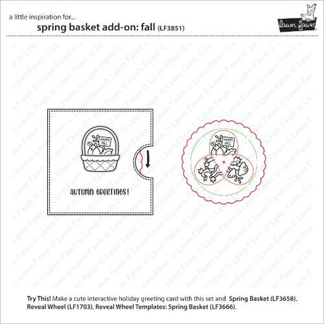 Lawn Fawn - Stamps - Spring Basket Add-On: Fall