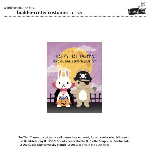 Lawn Fawn - Lawn Cuts - Build-A-Critter Costumes Dies