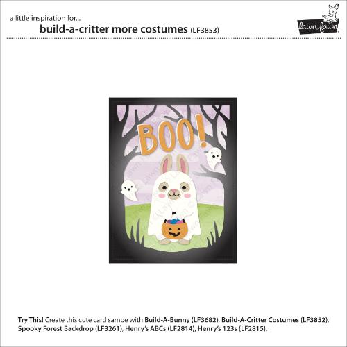 Lawn Fawn - Lawn Cuts - Build-A-Critter More Costumes Dies