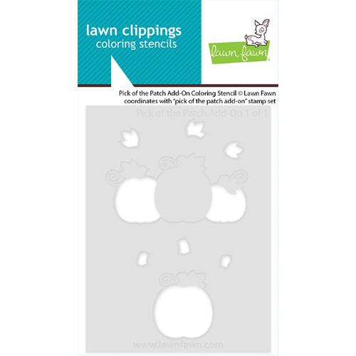Lawn Fawn - Lawn Clippings - Pick of the Patch Add-On Coloring Stencil