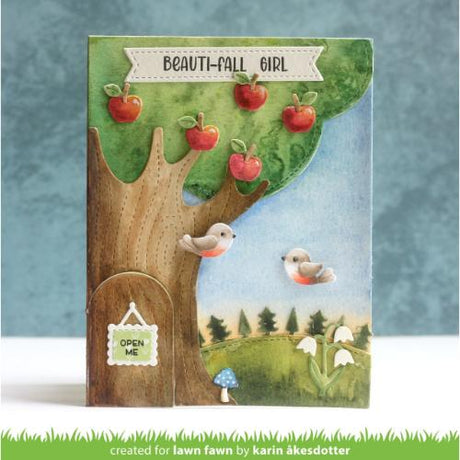 Lawn Fawn - Lawn Cuts - Knock, Knock, Who's There? Tree Add-On Dies