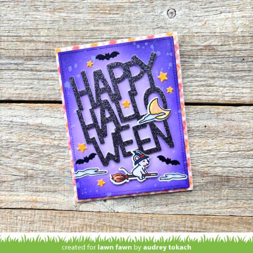 Lawn Fawn - Lawn Cuts - Giant Happy Halloween: Portrait Dies