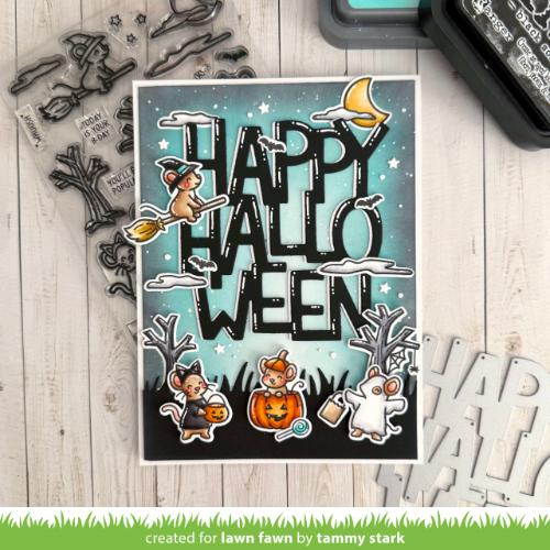 Lawn Fawn - Lawn Cuts - Giant Happy Halloween: Portrait Dies