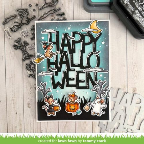 Lawn Fawn - Lawn Cuts - Giant Happy Halloween: Portrait Dies