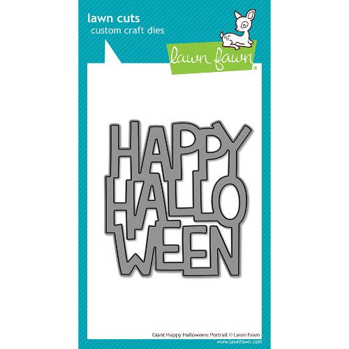 Lawn Fawn - Lawn Cuts - Giant Happy Halloween: Portrait Dies