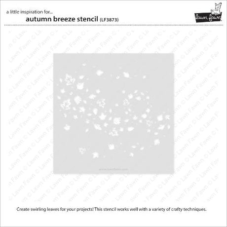 Lawn Fawn - Lawn Clippings - Autumn Breeze Stencil