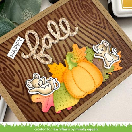 Lawn Fawn - Lawn Clippings - Woodgrain Stencil