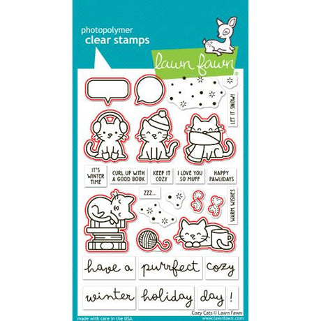 Lawn Fawn - Lawn Cuts - Cozy Cats Dies