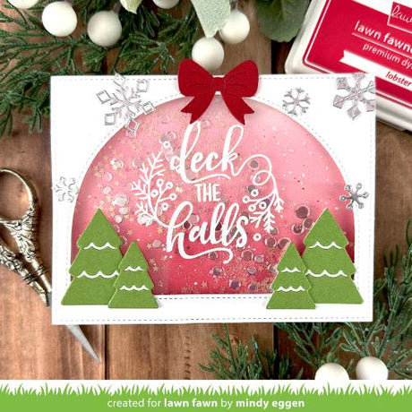 Lawn Fawn - Stamps - Big Messages: Christmas