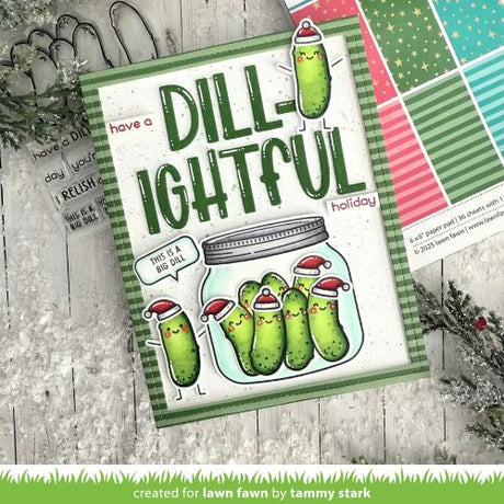 Lawn Fawn - Stamps - How You Bean? Pickle Add-On