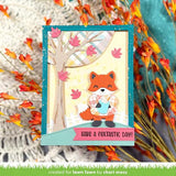 Lawn Fawn - Stamps - Henry's Build-A-Sentiment: Fox
