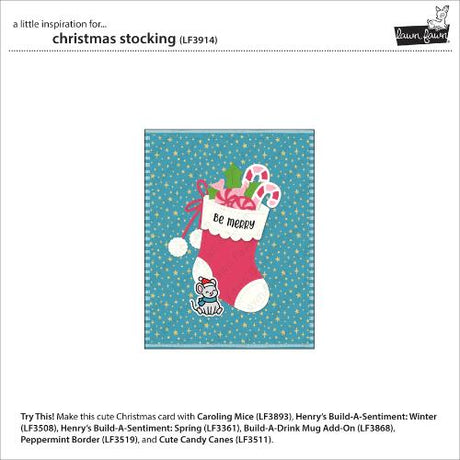 Lawn Fawn - Lawn Cuts - Christmas Stocking Dies
