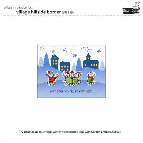 Lawn Fawn - Lawn Cuts - Village Hillside Border Dies