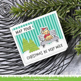 Lawn Fawn - Lawn Cuts - Center Picture Window Card Holiday Add-On Dies