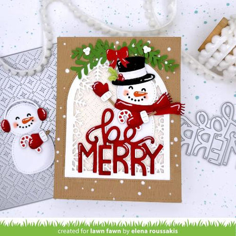 Lawn Fawn - Lawn Cuts - Giant Be Merry Die