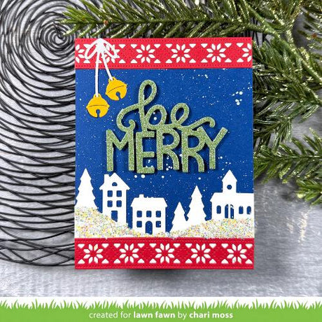 Lawn Fawn - Lawn Cuts - Giant Be Merry Die