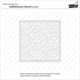 Lawn Fawn - Lawn Clippings - Cobblestone Stencil