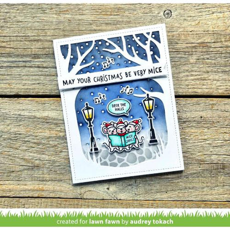 Lawn Fawn - Lawn Clippings - Cobblestone Stencil