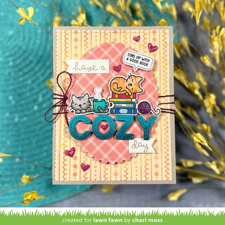 Lawn Fawn - Lawn Clippings - Cozy Sweater Stencil