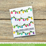 Lawn Fawn - Lawn Clippings - String of Lights Background Stencils