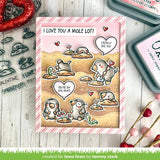 Lawn Fawn - Stamps - A Mole Lot of Love