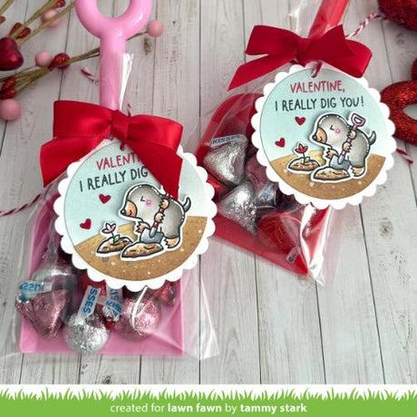 Lawn Fawn - Stamps - A Mole Lot of Love