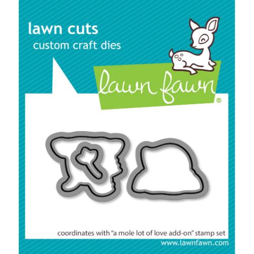Lawn Fawn - Lawn Cuts - A Mole Lot of Love Add-On Dies