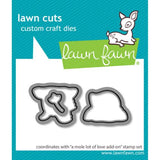 Lawn Fawn - Lawn Cuts - A Mole Lot of Love Add-On Dies