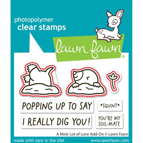 Lawn Fawn - Lawn Cuts - A Mole Lot of Love Add-On Dies