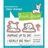 Lawn Fawn - Lawn Cuts - A Mole Lot of Love Add-On Dies