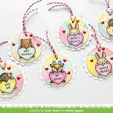Lawn Fawn - Stamps - Critter Conversation Hearts