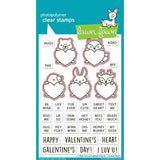 Lawn Fawn - Lawn Cuts - Critter Conversation Hearts Dies