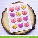 Lawn Fawn - Stamps - Critter Conversation Hearts Add-On
