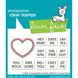 Lawn Fawn - Lawn Cuts - Critter Conversation Hearts Add-On Die