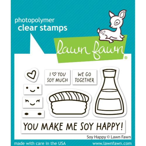 Lawn Fawn - Stamps - Soy Happy