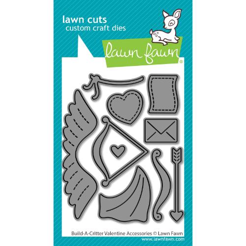 Lawn Fawn - Lawn Cuts - Build-A-Critter Valentine Accessories Dies