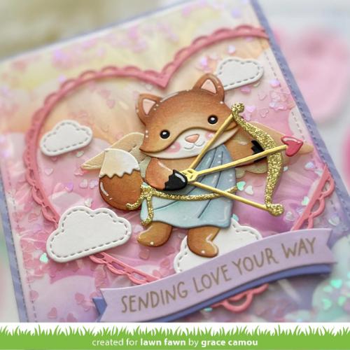 Lawn Fawn - Lawn Cuts - Build-A-Critter Valentine Accessories Dies