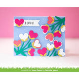 Lawn Fawn - Lawn Cuts - Heart Blooms Dies