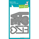 Lawn Fawn - Lawn Cuts - Giant Outlined Love Dies