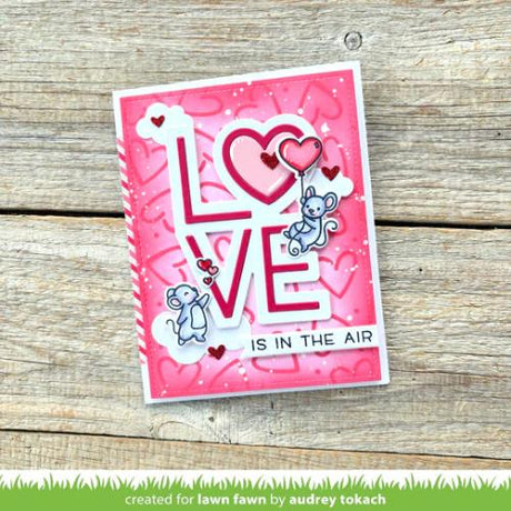 Lawn Fawn - Lawn Cuts - Giant Outlined Love Dies