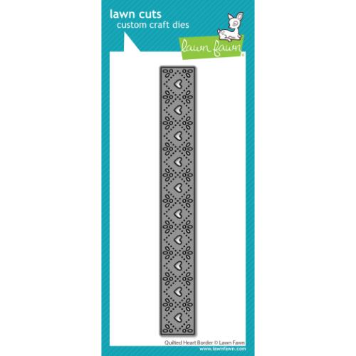 Lawn Fawn - Lawn Cuts - Quilted Heart Border Die
