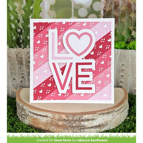 Lawn Fawn - Lawn Cuts - Quilted Heart Border Die