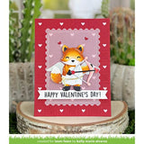 Lawn Fawn - Lawn Cuts - Checkered Hearts Backdrop: Portrait Die