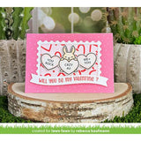 Lawn Fawn - Lawn Clippings - Outline Hearts Stencil