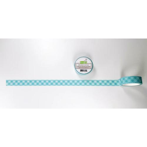 Lawn Fawn - Washi Tape - Aqua Gingham