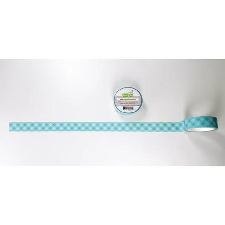 Lawn Fawn - Washi Tape - Aqua Gingham