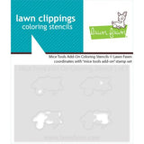 Lawn Fawn - Lawn Clippings - Mice Tools Add-On Coloring Stencil