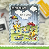 Lawn Fawn - Stamps - Silly Goose, Rain or Shine!