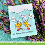 Lawn Fawn - Stamps - Silly Goose, Rain or Shine!